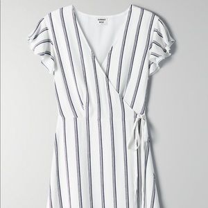 Aritzia wrap dress.